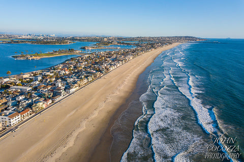 San Diego Empty Beach Aerials
