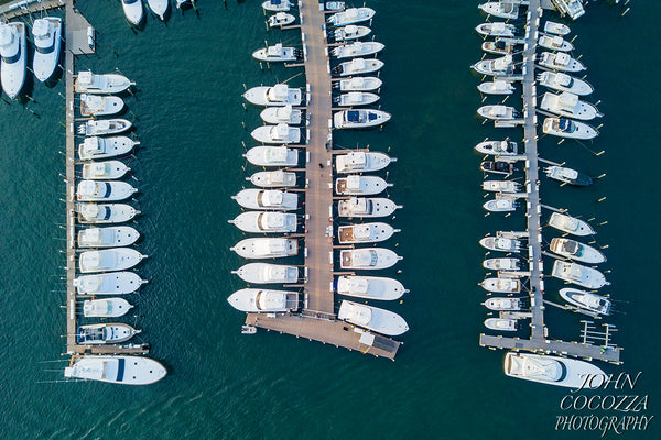 Brielle Boat Slips Aerial