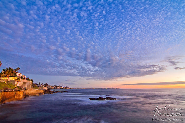 bird rock photos at sunset in la jolla, san diego 