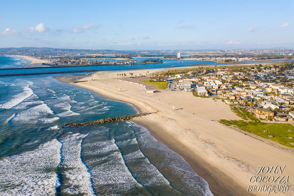 Ocean Beach North Empty Aerial