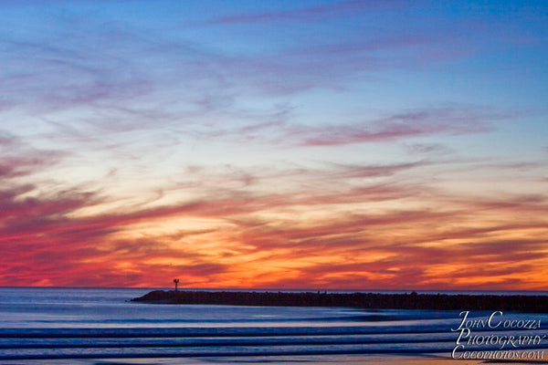 ocean beach sunset photos and metal prints for sale in san diego as art for homes and office