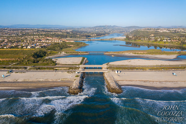 ponto beach jetties aerial photo of empty beaches and prints for home decor