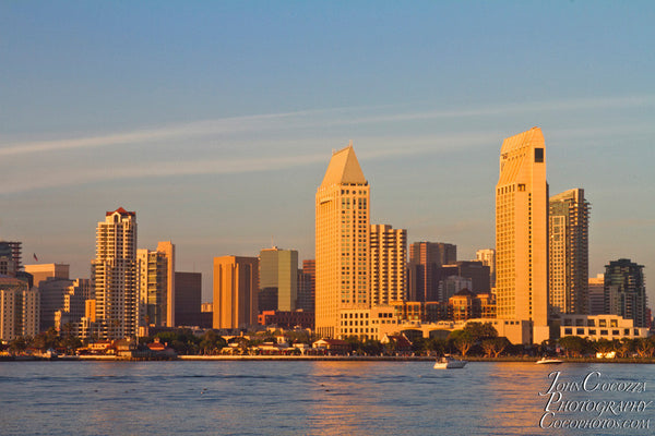 san diego downtown skyline photos and metal prints for sale as home and office decor