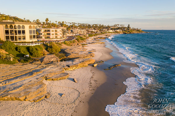 Windansea Beach Empty Aerial